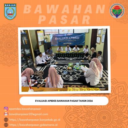 EVALUASI APBDES BAWAHAN PASAR TAHUN 2026